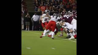 Reagan Cooper 25 makes tackle in final Varsity game  Bowie Bulldogs [upl. by Israeli]