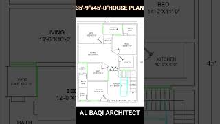 Spacious 3 Bedroom House Plan 359 x 450 Home Design [upl. by Abbi582]