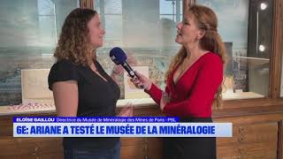 ARIANE A TESTE LE MUSEE DE LA MINERALOGIE [upl. by Veljkov]