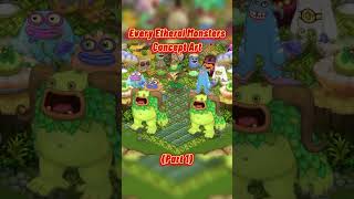 Every Ethereal Monsters Concept Art in My Singing Monsters [upl. by Annaeirb]