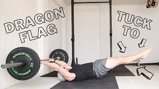 Dragon Flag Progressions Beginner to Advanced [upl. by Jodee]