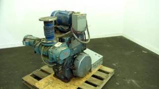 Used Stokes Microvac Rotary Piston Vacuum Pump  Stock 43217011 [upl. by Saunder451]