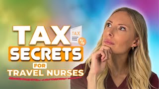 How I Turned Tax Panic Into Tax Pro as a Travel Nurse [upl. by Idham]