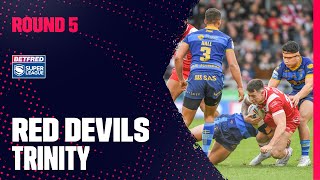 Highlights  Salford Red Devils v Wakefield Trinity Round 5 2023 Betfred Super League [upl. by Hamo]