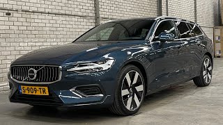 Volvo V60 B3 163PK Plus Bright  Denim Blue Metallic [upl. by Ceporah224]