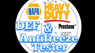 Prestone DEF and Antifreeze Refractometer  Napa HD [upl. by Enhpad]