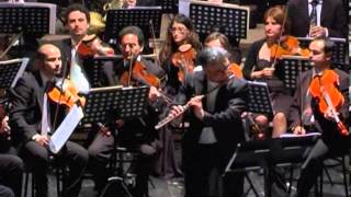 Gabriele Di Iorio  Mercadante  concerto in re magg per flauto e orchestra [upl. by Haeluj]