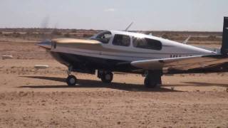 Mooney Acclaims landing at William Ck [upl. by Townsend]