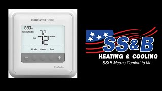 Honeywell Pro T4 and T6 Thermostat Programming [upl. by Ennaerb290]