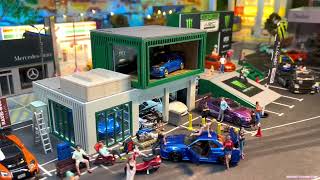 MONSTER ENERGY  WRC DIORAMA  164 Scale Diorama Layout hotwheels diorama magiccity [upl. by Elatnahs]