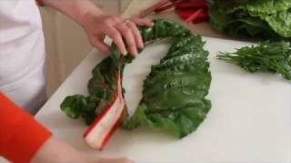 Preparing Swiss Chard [upl. by Riem]