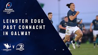 Highlights  Connacht Rugby v Leinster Rugby  Round of 16 │Heineken Champions Cup Rugby 202122 [upl. by Griggs]