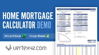 Home Mortgage Calculator Demo [upl. by Sutelc]