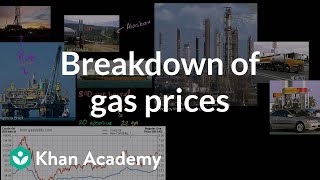 Breakdown of gas prices  Supply demand and market equilibrium  Microeconomics  Khan Academy [upl. by Annirak]