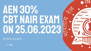 AEN 30 EXAM on 25062023 CBT NAIR important discussion ldce railwaycbt railwaygroupb aen [upl. by Chilson945]