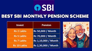 🚀 🔥 Best SBI Pension Plan 2025 Secure Your Retirement Dreams I 🚀Best SBI Monthly Pension Scheme [upl. by Guzel]