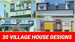 30 Village Parapet Wall Designs idea Village House DesignsSmall House Elevation Designs [upl. by Sucramad]