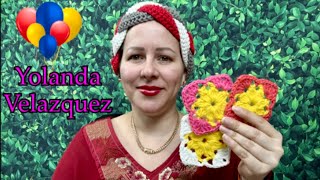 CUADRADO A CROCHET FACIL [upl. by Aniad]