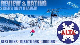 Alta Ski Resort Review and Rating [upl. by Nam]