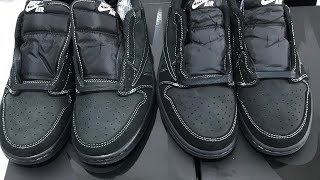 Air Jordan 1s low OG “black phantom “ comparison between OG batch and LJR batch choose OG or Ljr🔥 [upl. by Emanuele]