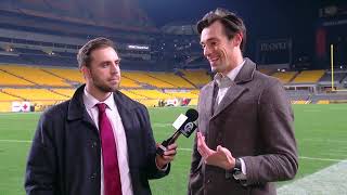 Week 15 Joe B and Matt Bove discuss the Bills playoffclinching win over the Steelers [upl. by Ongineb]