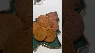 I Made Crunchy Ginger Biscuits  quick and easy😌 christmas christmastime treats [upl. by Etnahc]