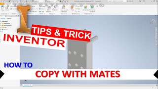 Inventor How To Copy With Mates [upl. by Resaec]