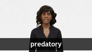 How to pronounce PREDATORY in American English [upl. by Huba289]