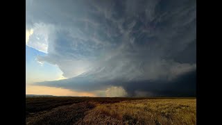 Eldorado Oklahoma Tornado  May 23rd 2024 Multivortex Beast With Unreal Storm Structure [upl. by Beaston]