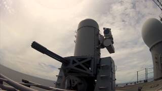 USS Tortuga LSD 46 CIWS Live Tracking [upl. by Aniras]