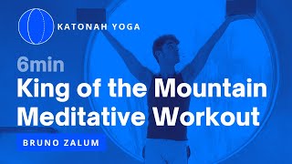 6min  Workout for Chest Arms amp Mind Dynamic King of the Mountain Katonah Yoga Meditation LIVE [upl. by Bastian134]