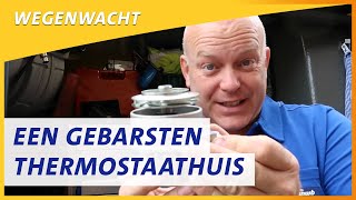 Een Volkswagen Polo met een gebarsten thermostaathuis  Wegenwacht vlog [upl. by Yelahs]