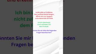 Problem mit gekauftem CDLaufwerk B1 Brief schreiben germanlevelb1 germanlanguagecertification [upl. by Goran]