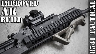 Improved AK Build  Midwest Industries AK4774 Extended Handguard and TRS25 Installation [upl. by Hescock849]