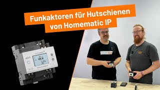 Homematic IP Funkaktoren für die Hutschiene  ELV stellt vor [upl. by Gillette849]