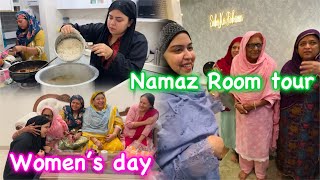 Our 2 in 1 Room Tour  NAMAZ Room Ready ho Gaya ❤️  women’s day celebration  vlog [upl. by Carrie]