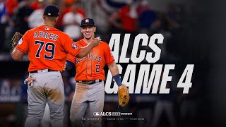 Cinematic Recap ALCS Game 4 vs Rangers  Houston Astros [upl. by Elburr246]