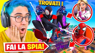 NON FARTI TROVARE da MILES MORALES nel NASCONDINO CON LA SPIA su FORTNITE [upl. by Nelia]