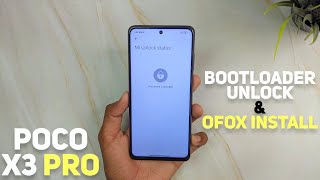 POCO X3 PRO  Bootloader Unlock amp OrangeFox Recovery Installation Complete Guide [upl. by Pazice]