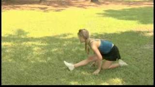 Cheerleading Stunts amp Accessories  How to Do Splits for Cheerleading [upl. by Eisle20]