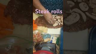 Steak rolls steak dinner meat cheese [upl. by Adina]