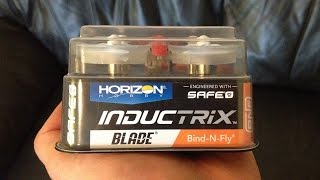 Blade Inductrix BNF Ultra Micro EDF Quadcopter Drone with SAFE Unboxing Maiden Flight and Review [upl. by Evita]