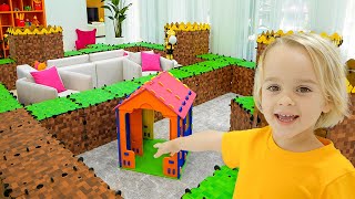 Vlad and Niki Giant Maze Challenge for kids [upl. by Ettesus]