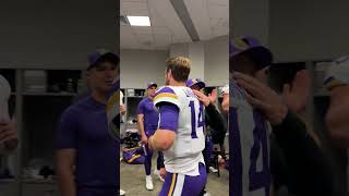 Sam Darnold after the Vikings Week 1 Win 🤩 [upl. by Elisabeth573]