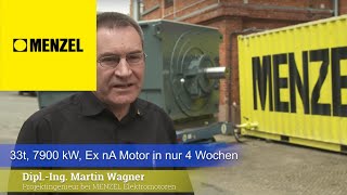 Elektromotor XXL mit 7900 kW und 5500 Volt [upl. by Murrah651]