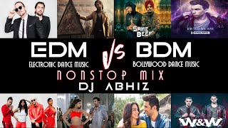 EDM Vs BDM  NonStop Mix  DJ Abhiz  Bollywood  EDM  House  Bigroom  Old Vs New [upl. by Carolina]