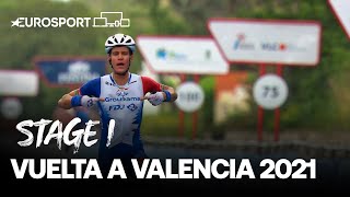 Vuelta a Valencia 2021  Stage 1 Highlights  Cycling  Eurosport [upl. by Derf]