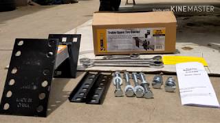 Maxxhaul Trailer Spare Tire Carrier DIY Install and Review [upl. by Kan]