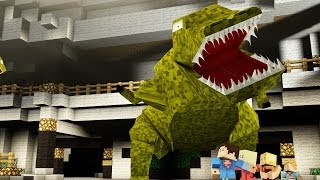 Minecraft Parody  JURASSIC PARK  Minecraft Animation [upl. by Candie485]