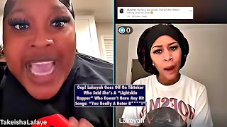 Lakeyah FIRES BACK After TikToker Questions Her Success Called Her Rapper with No Hits [upl. by Akinehc812]